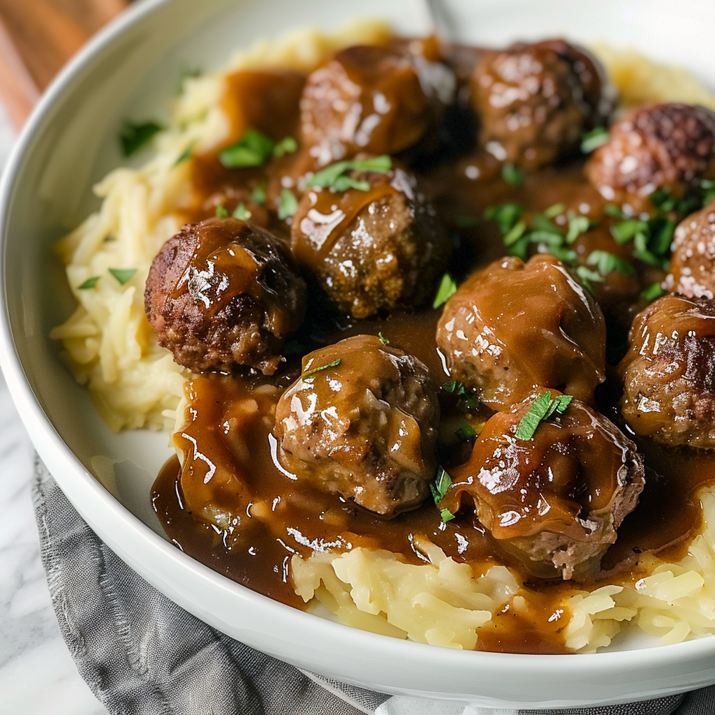 How to Make Slow Cooker Salisbury Steak Meatballs At Home – Charm Recipes