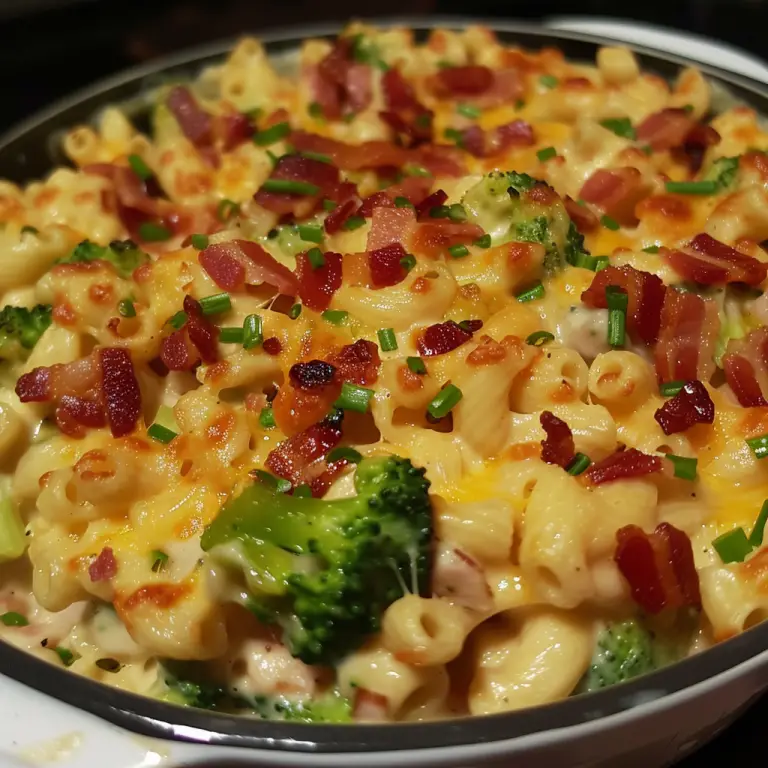 How to Make Chicken Broccoli Mac and Cheese with Bacon