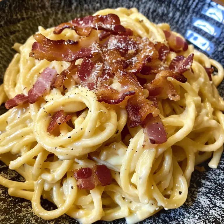 How to Make Classic Italian Carbonara with Bacon