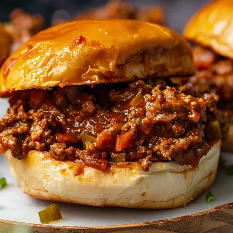 How to Make Classic Sloppy Joes Sandwich