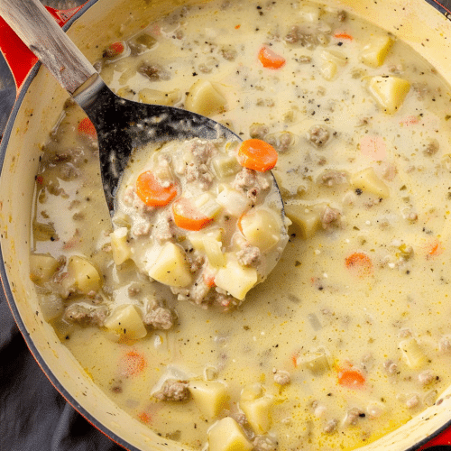 How to Make A Family Favorite Creamy Cheeseburger Soup