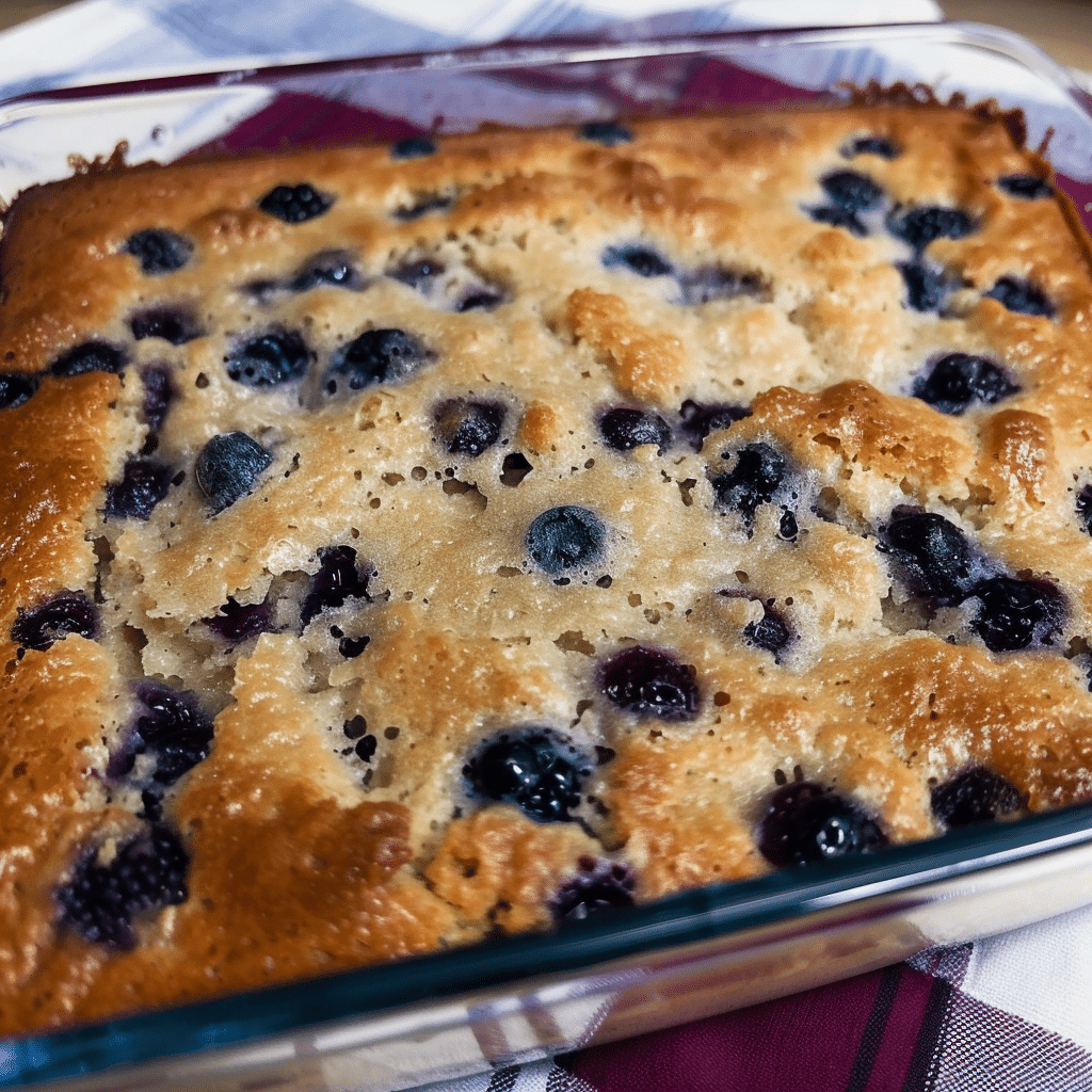 Blueberry Buttermilk Breakfast Cake