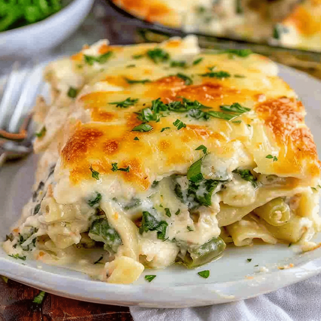 How to Make Chicken Alfredo Lasagna