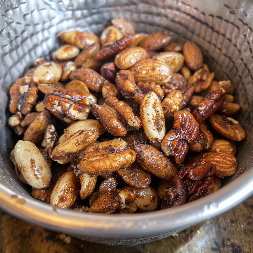 Making Charlotte’s Spiced Nuts at Home