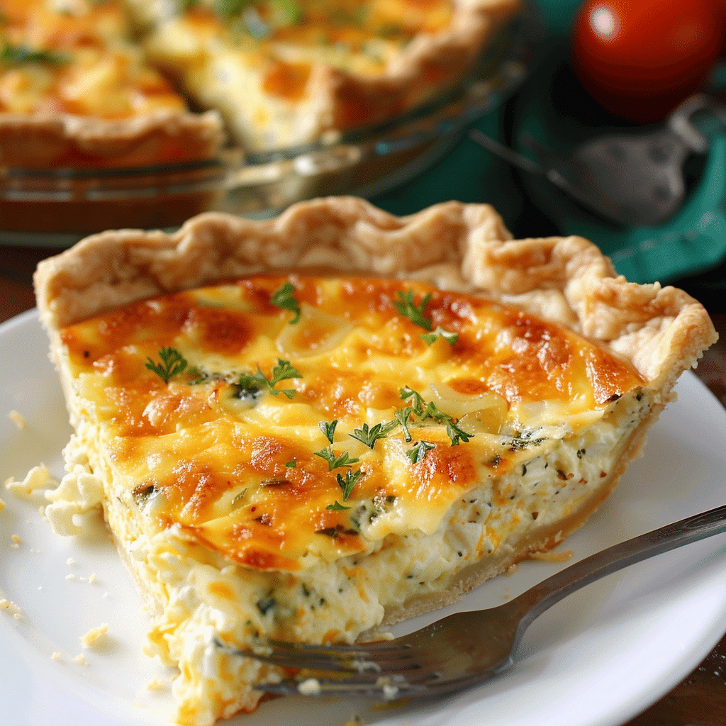 Three Cheese Quiche