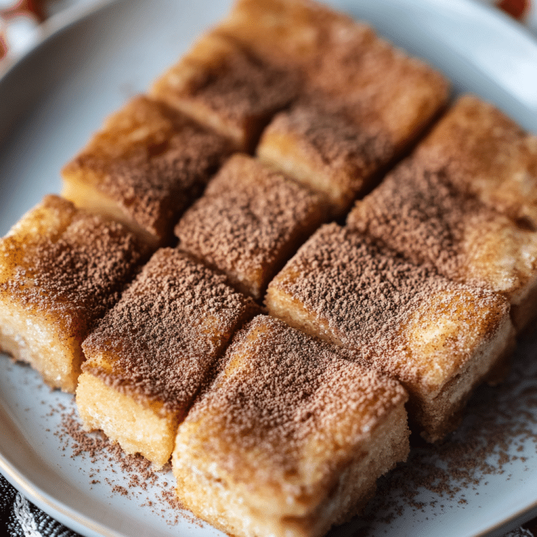 How to Make Delicious Churro Bars at Home