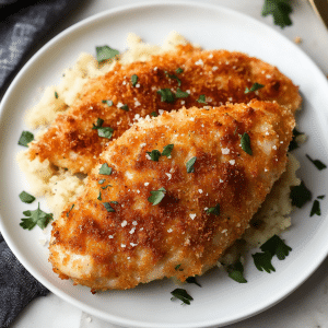 Copycat Longhorn Parmesan Crusted Chicken