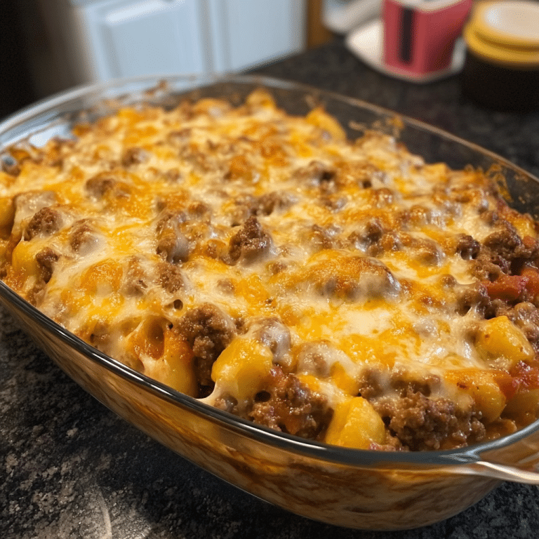 Hamburger Supreme Casserole Recipe