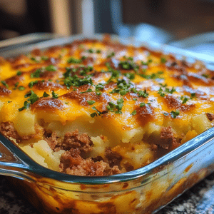 Loaded Potato and Meatloaf Casserole