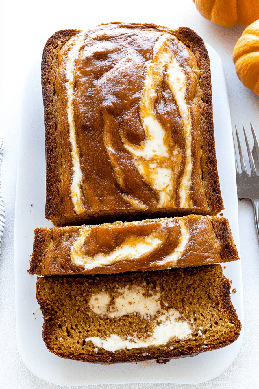 Pumpkin Cream Cheese Bread