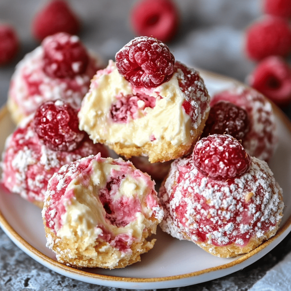 Delicious Raspberry Cream Cheese Bites