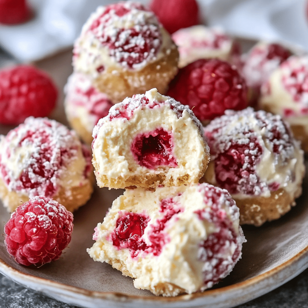 Delicious Raspberry Cream Cheese Bites