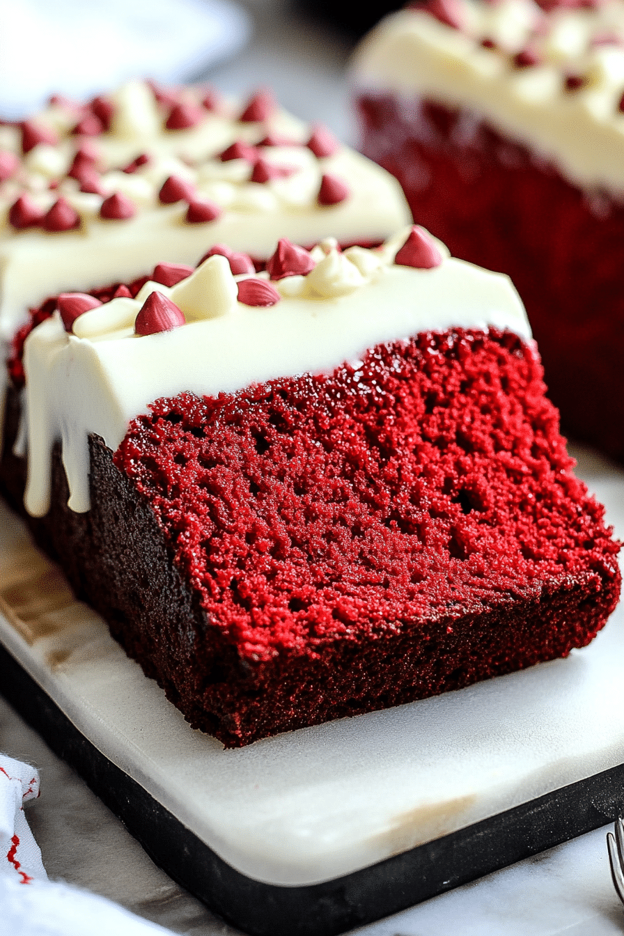 Red Velvet Loaf Cake