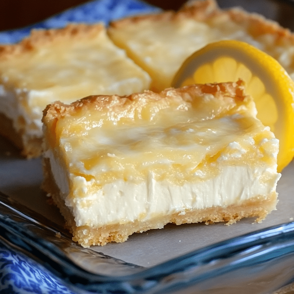 Lemon Cream Cheese Squares