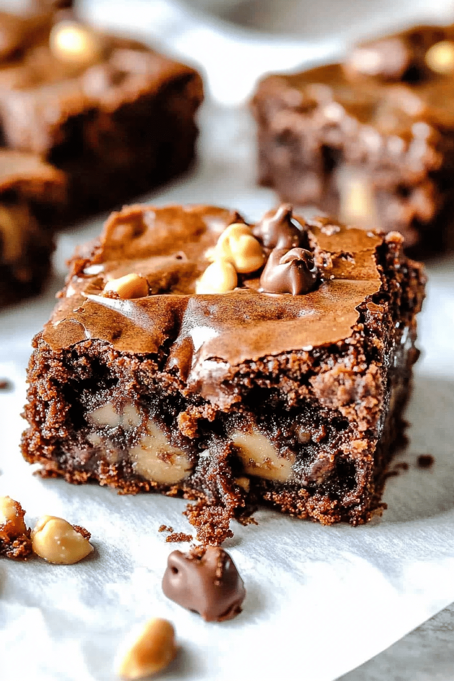 Delicious Turtle Brownies