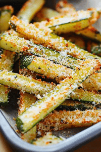 BAKED PARMESAN ZUCCHINI FRIES