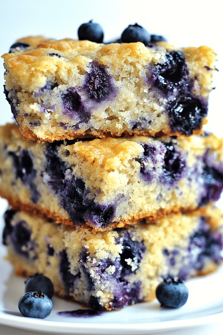 Breakfast Blueberry-Oatmeal Cakes 