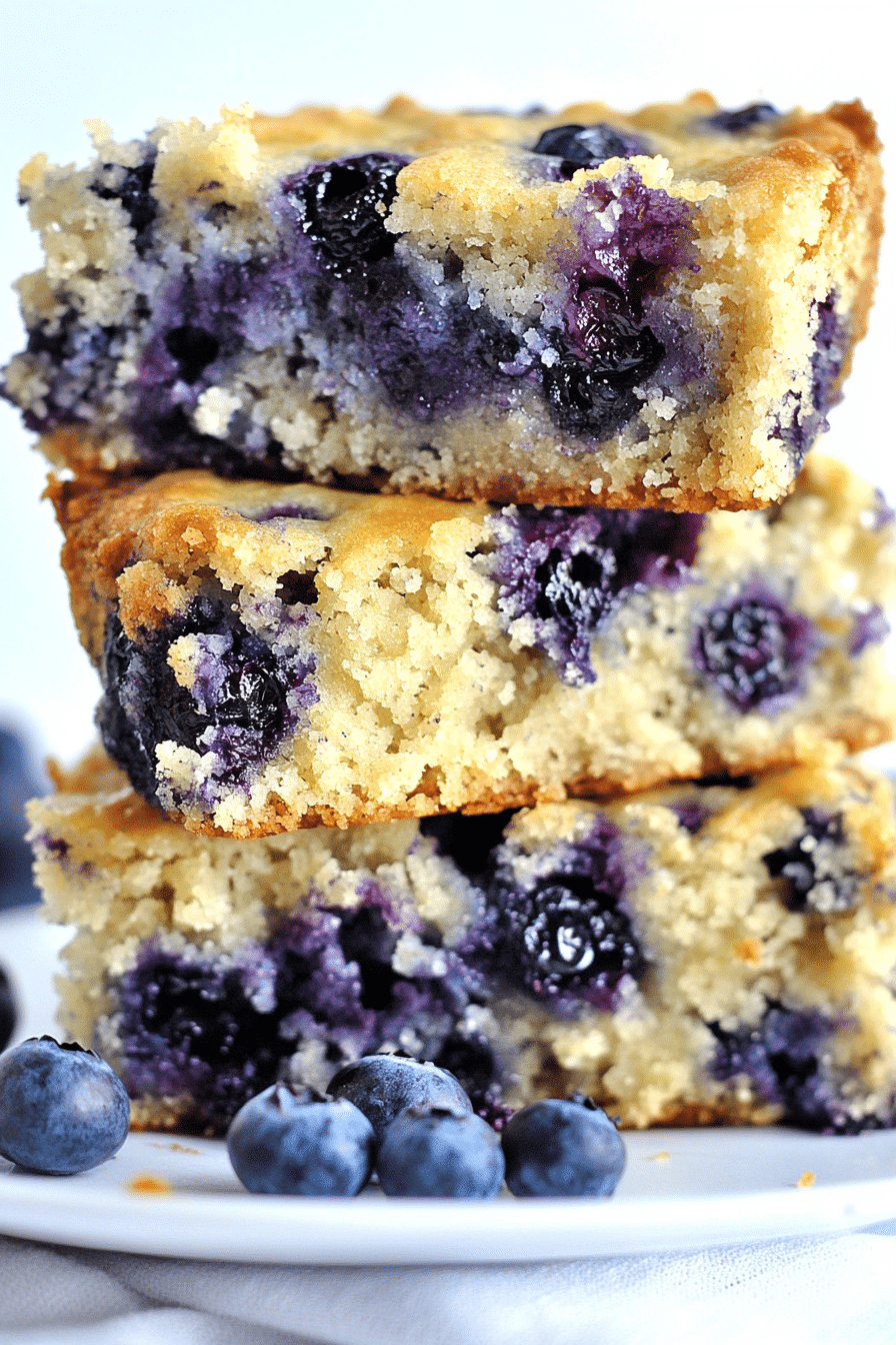 Breakfast Blueberry-Oatmeal Cakes 