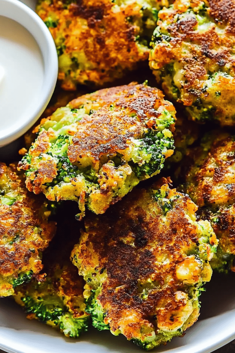 Delicious Broccoli Fritters