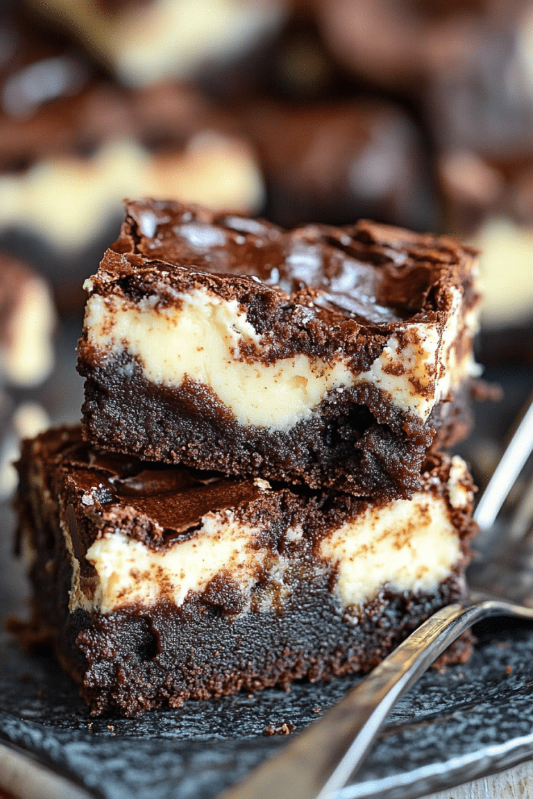 Cheesecake Brownies