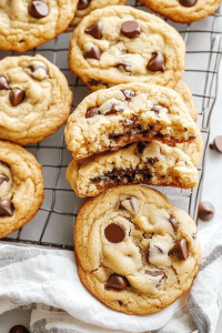 Cheesecake stuffed chocolate chip cookies