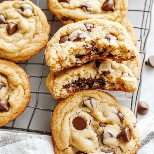 Cheesecake stuffed chocolate chip cookies