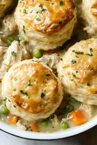 Chicken Pot Pie Biscuits