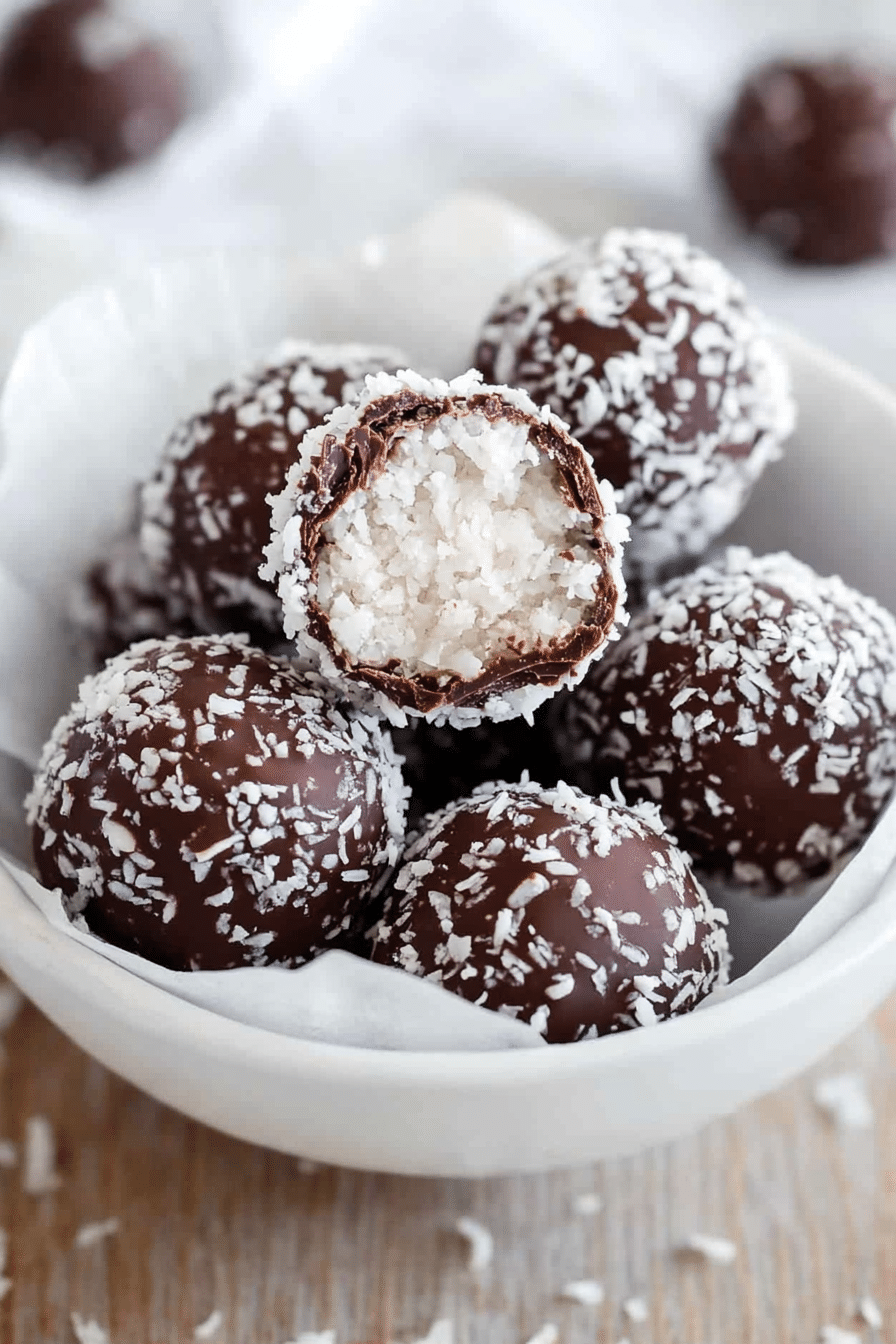 Chocolate Coconut Balls