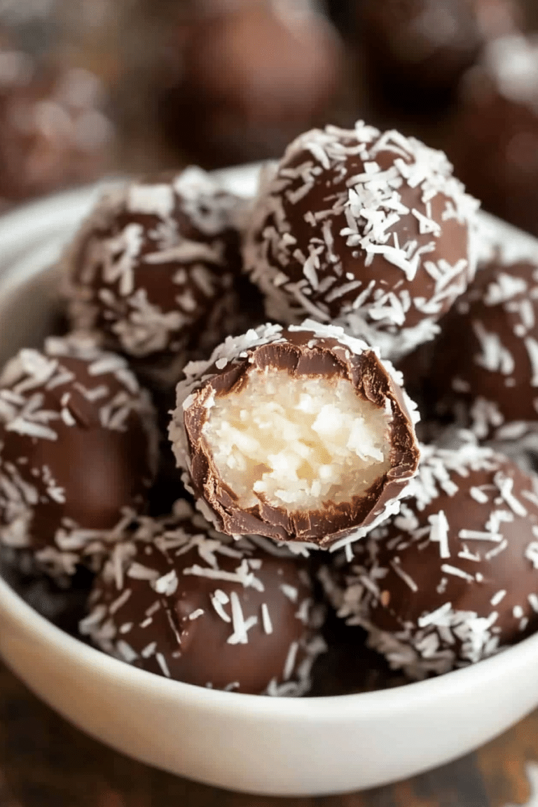 Chocolate Coconut Balls