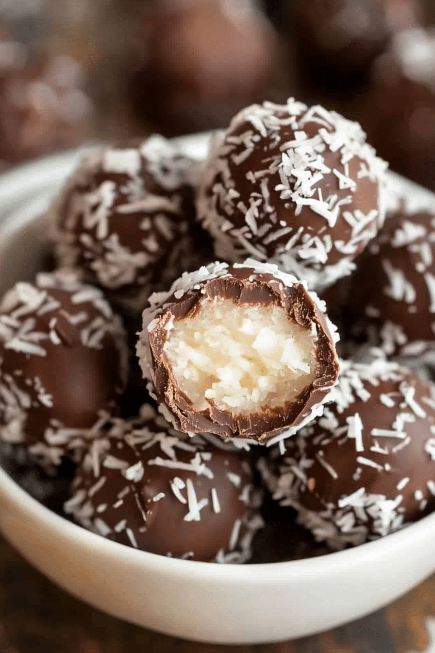 Chocolate Coconut Balls