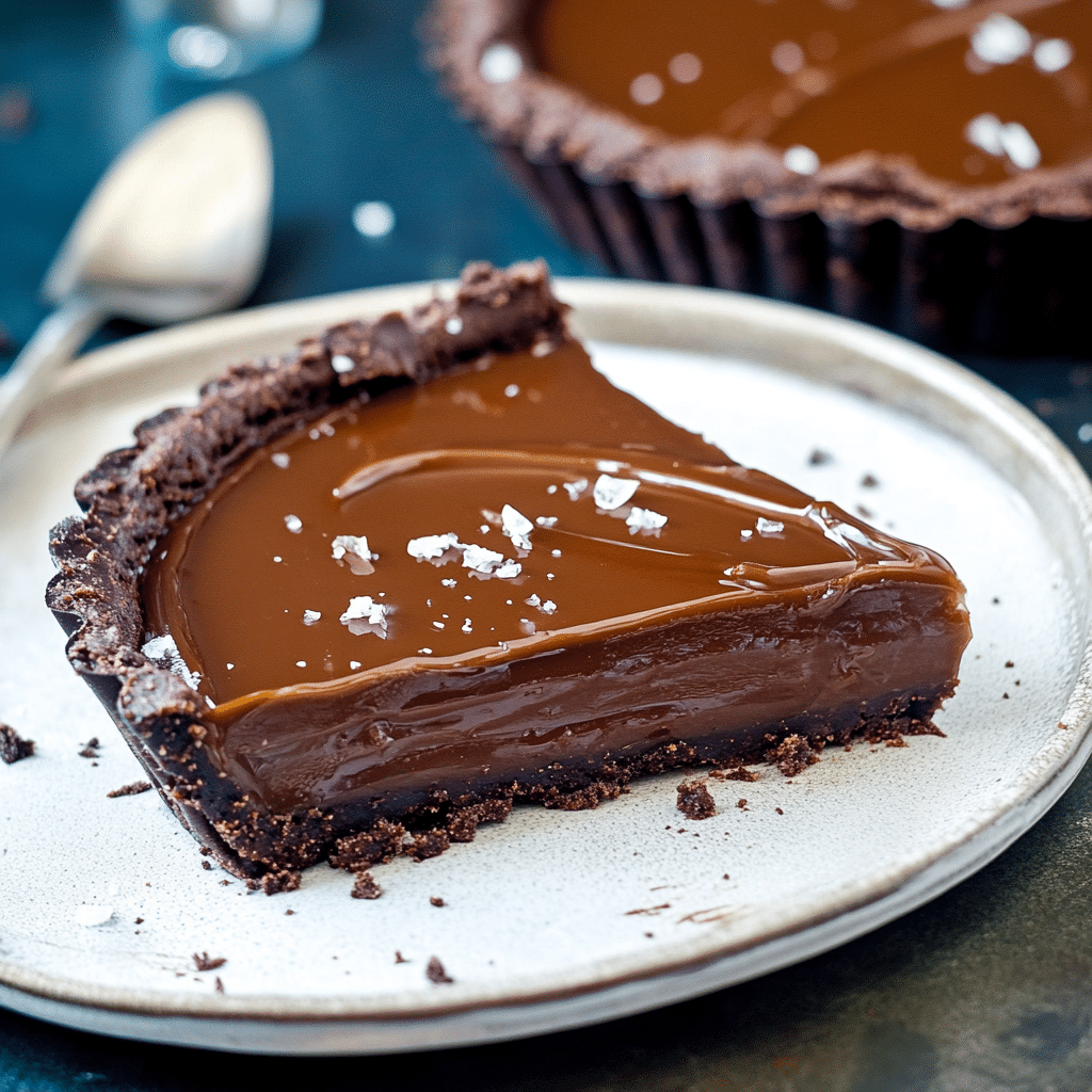 Chocolate Salted Caramel Tart