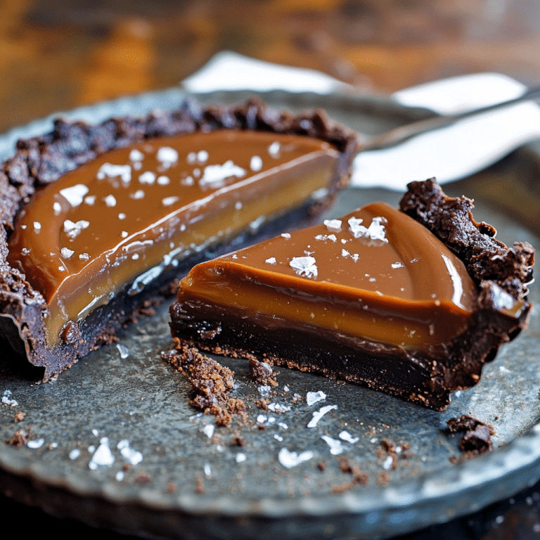 Chocolate Salted Caramel Tart