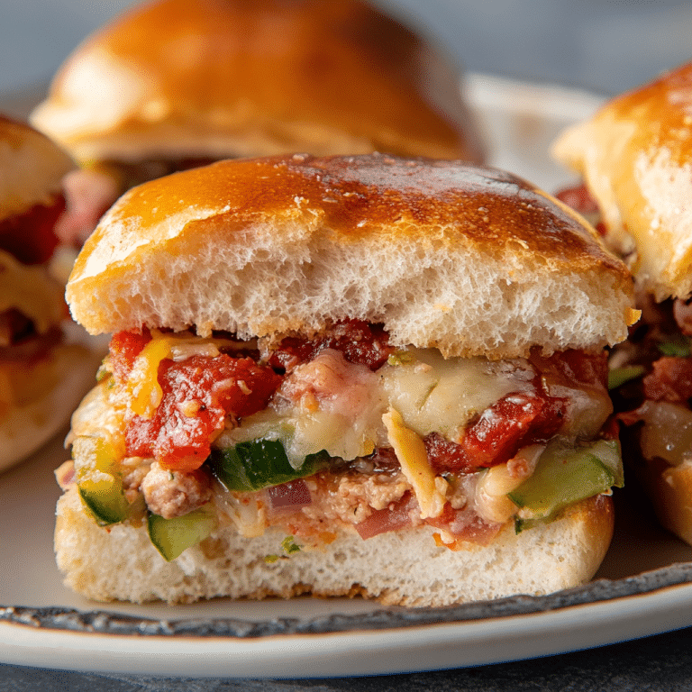 Chopped Italian Sliders