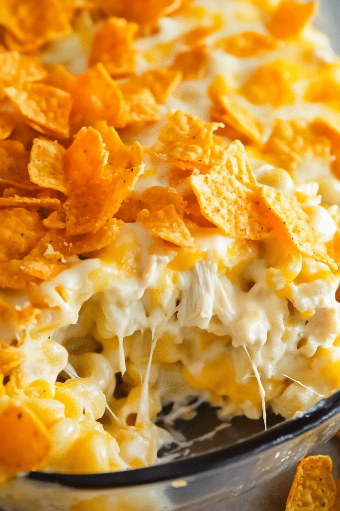 Doritos Mac and Cheese Casserole with Chicken