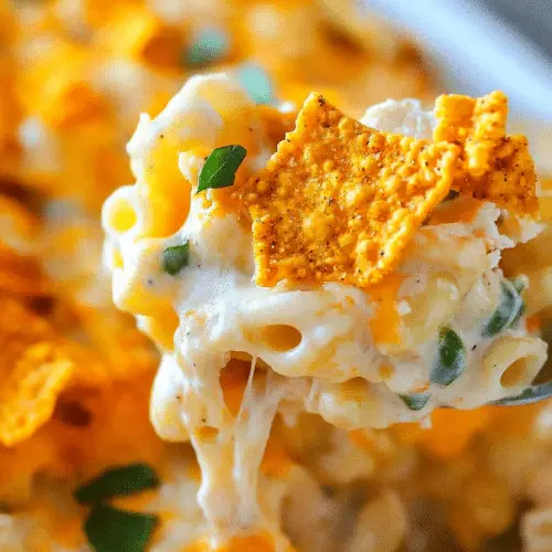 Doritos Mac and Cheese Casserole with Chicken