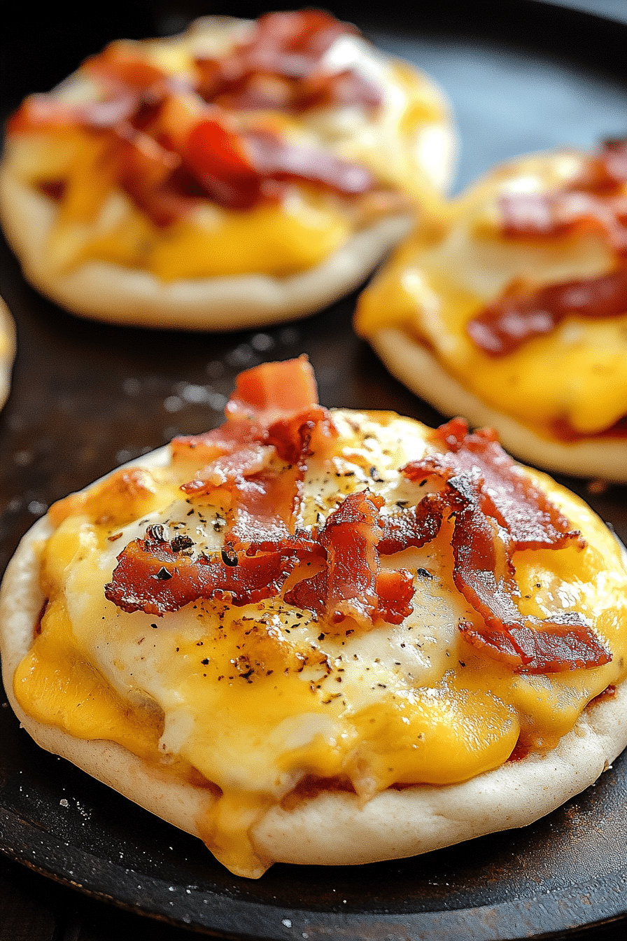 English Muffin Breakfast Pizza