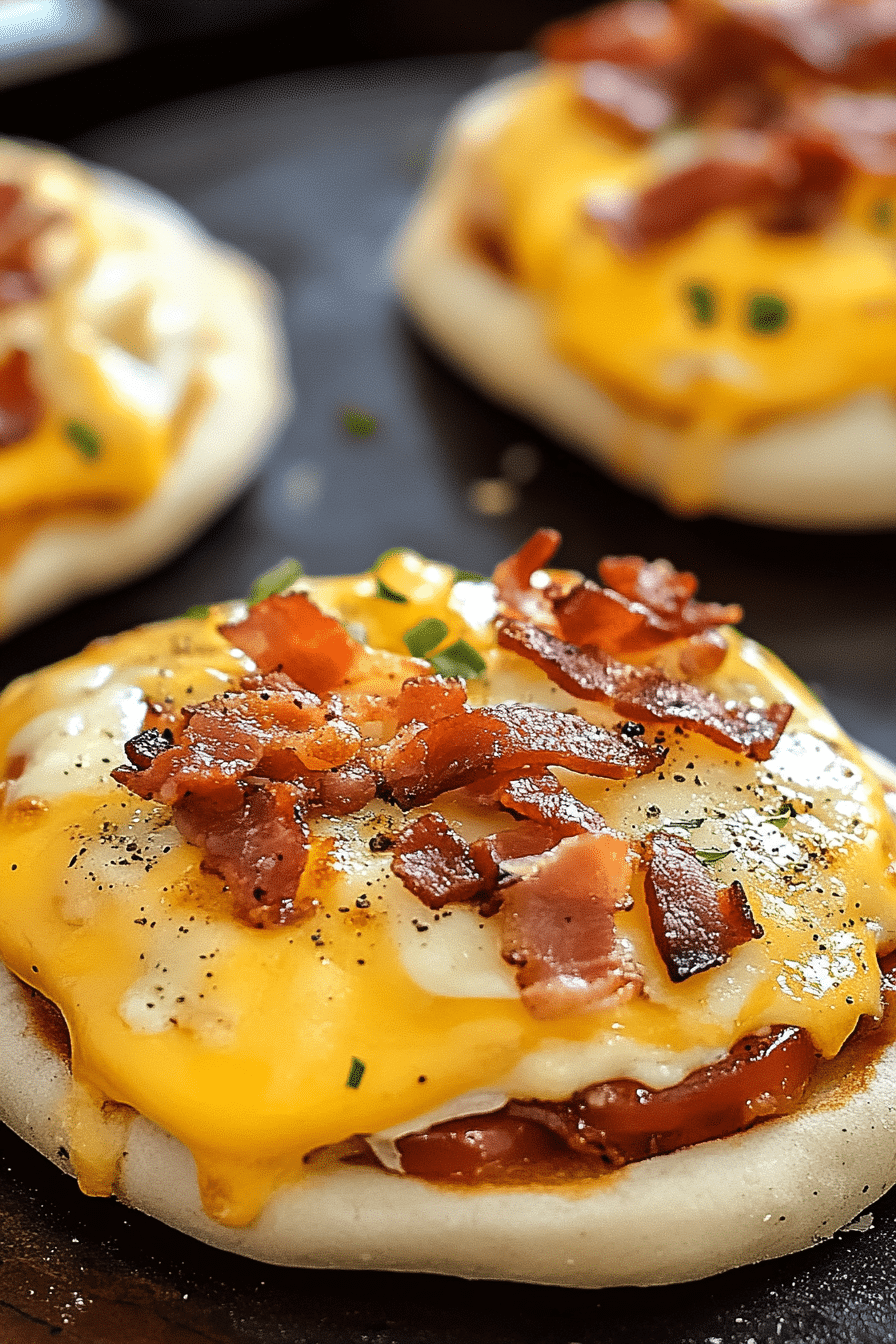 English Muffin Breakfast Pizza