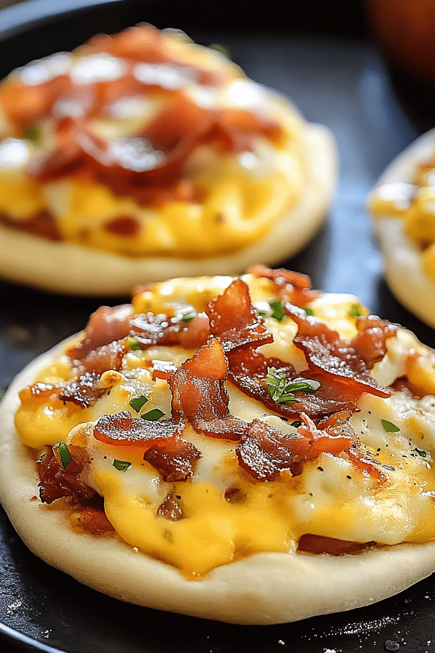 English Muffin Breakfast Pizza 