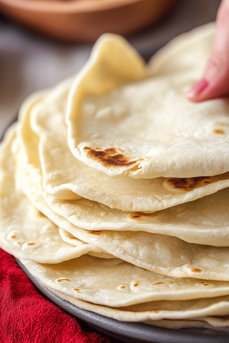 Homemade Flour Tortillas