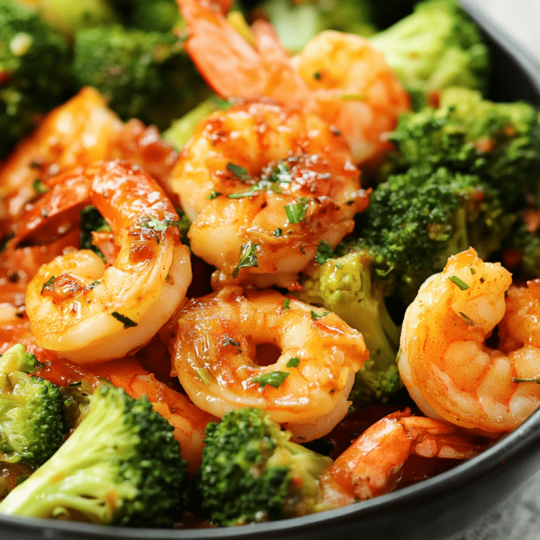 Honey Garlic Butter Shrimp and Broccoli