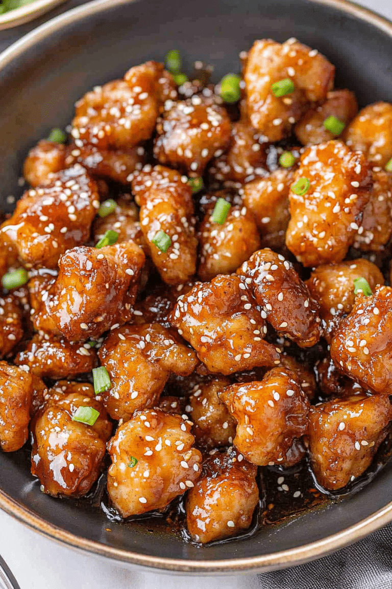 Honey Garlic Chicken Bites