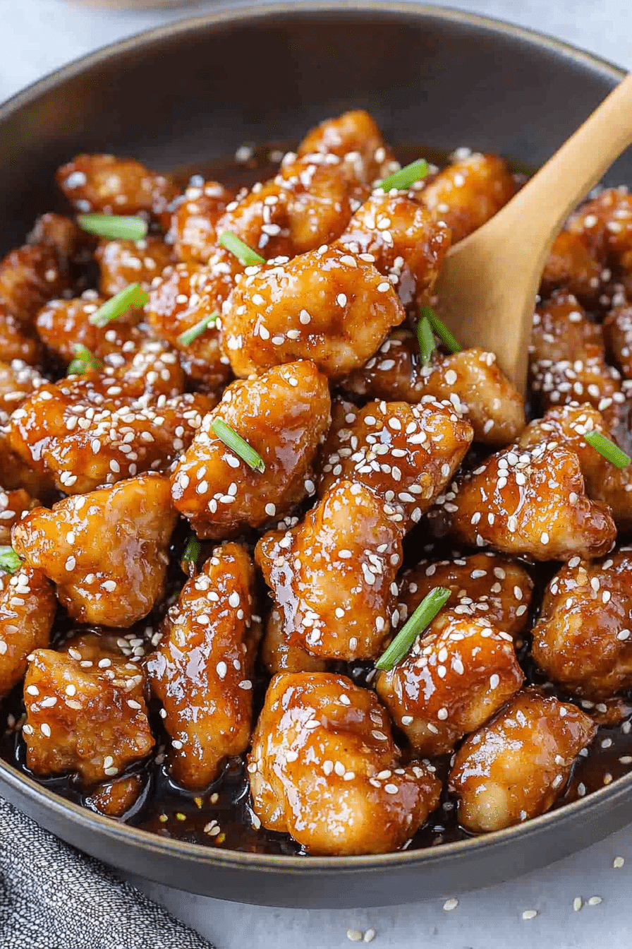 Honey Garlic Chicken Bites