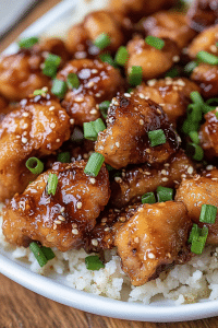 Honey Garlic Chicken Bites