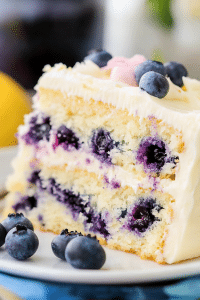 LEMON BLUEBERRY CAKE