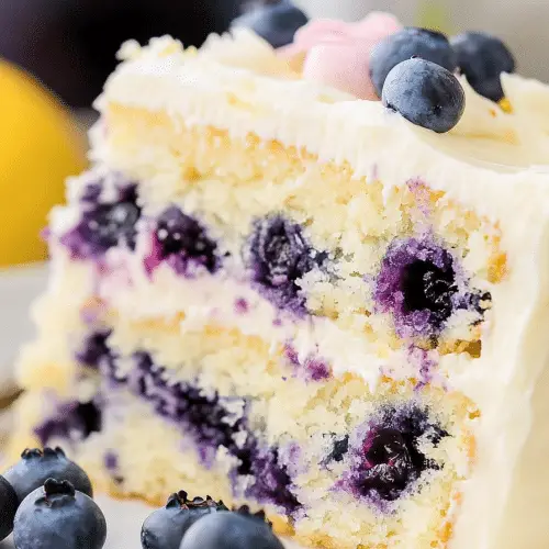 LEMON BLUEBERRY CAKE