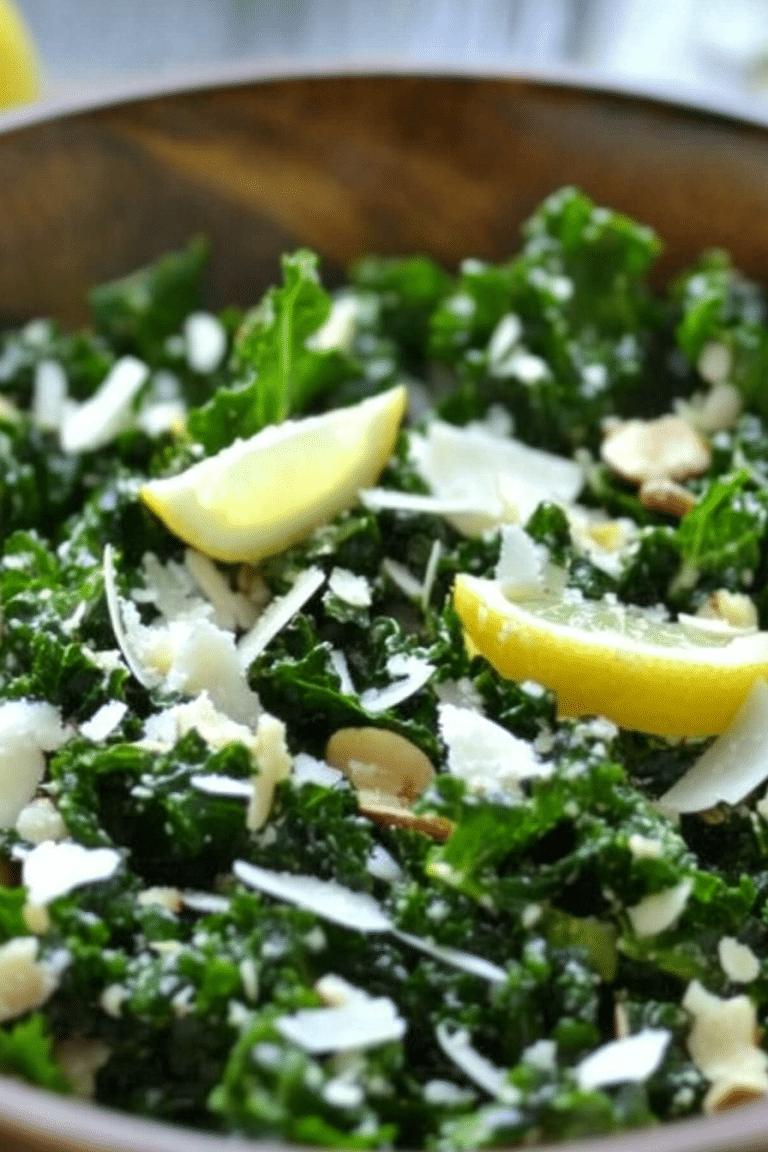 Lemon Parmesan Kale Salad