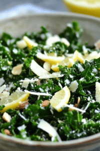 Lemon Parmesan Kale Salad