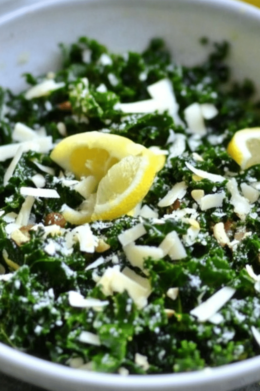 Lemon Parmesan Kale Salad