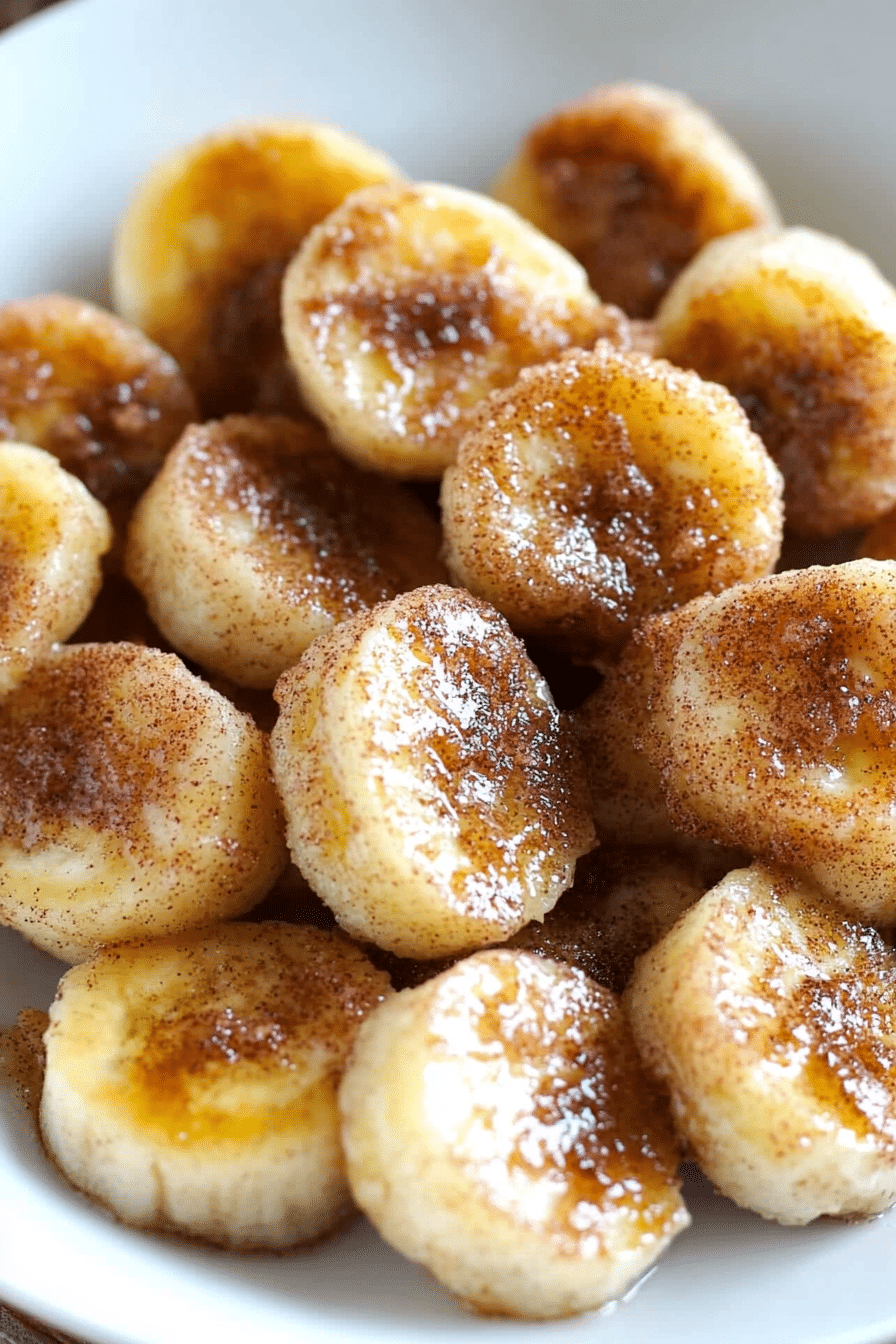 Pan Fried Cinnamon Bananas