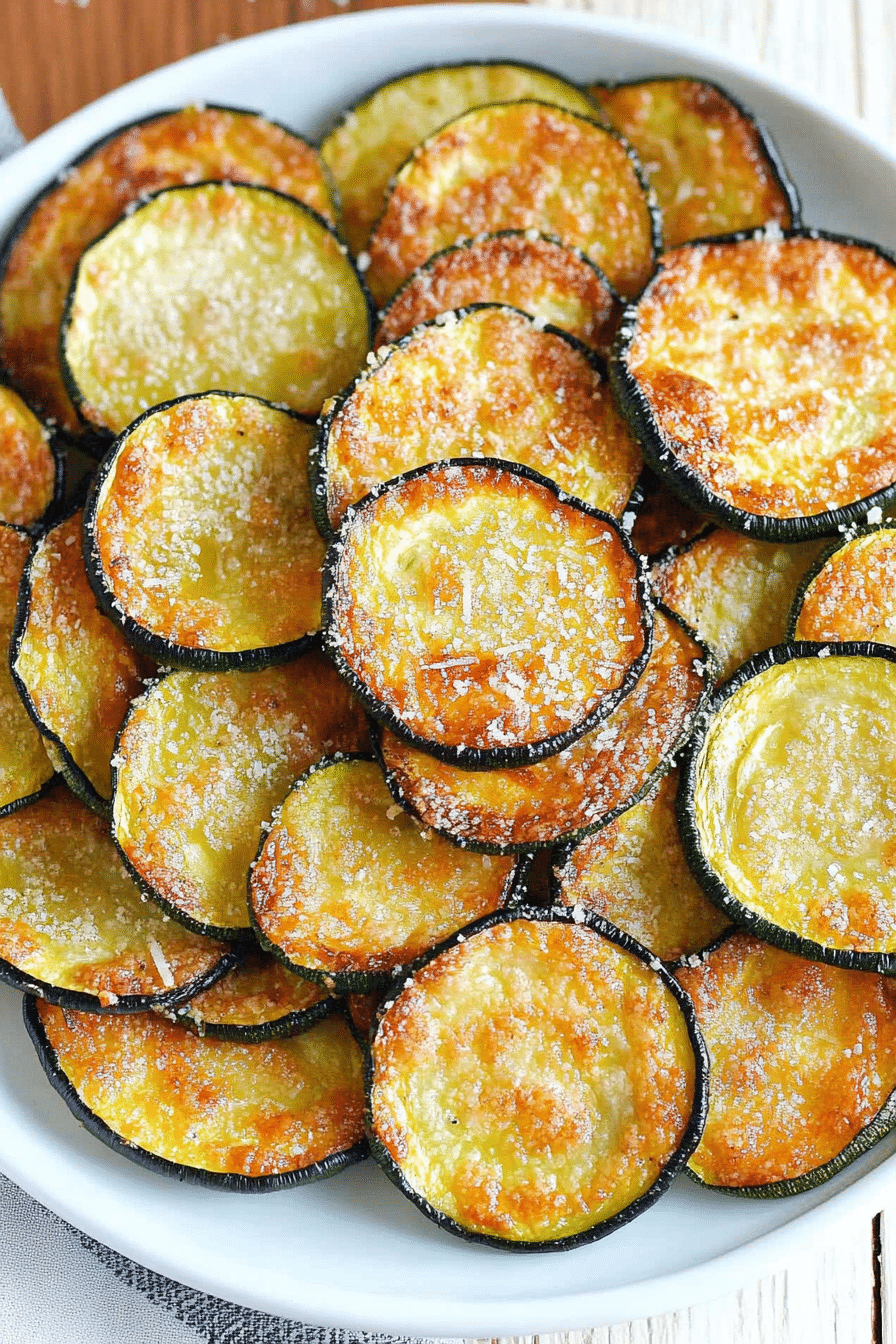 Parmesan Zucchini Chips